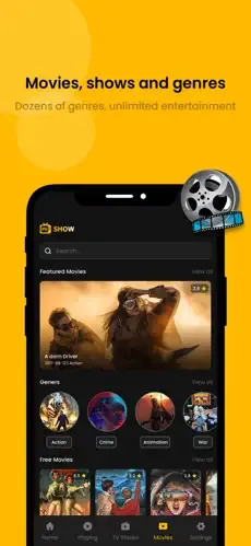 cricify-tv-online Movies and shows